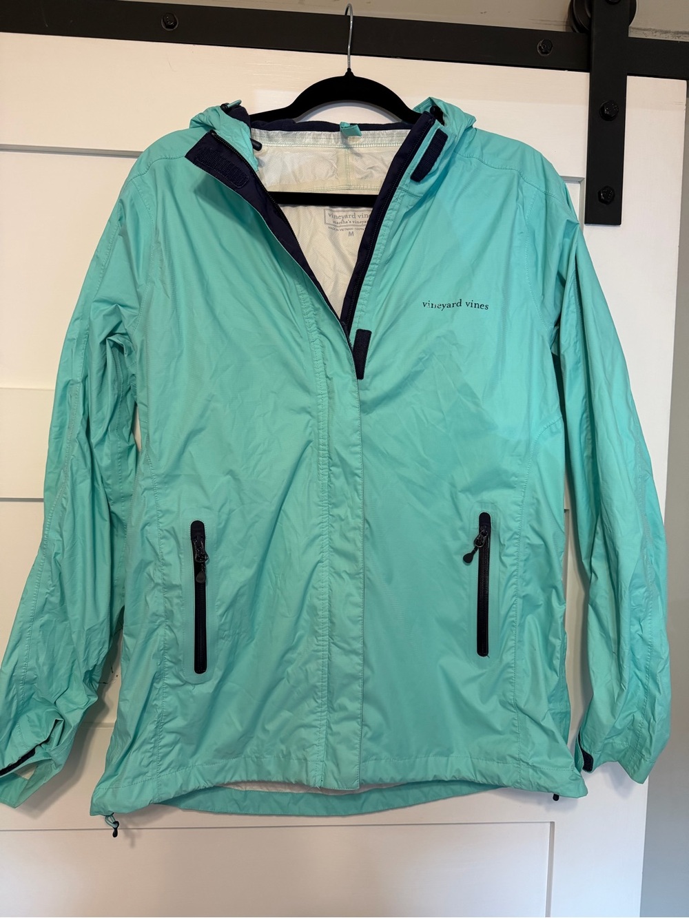 Vineyard Vines Packable Rain Jacket Size M